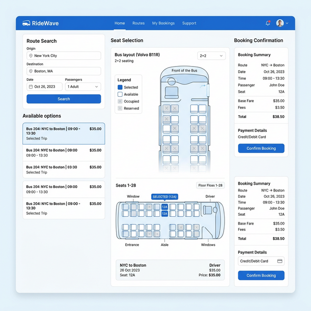 Online Bus Reservation